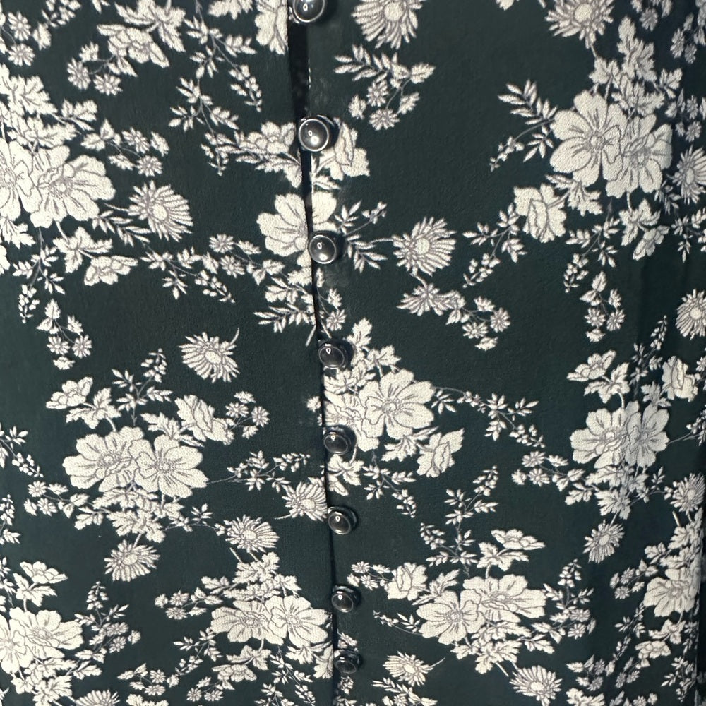 SIZE XL 1. State Dark Floral Blouse