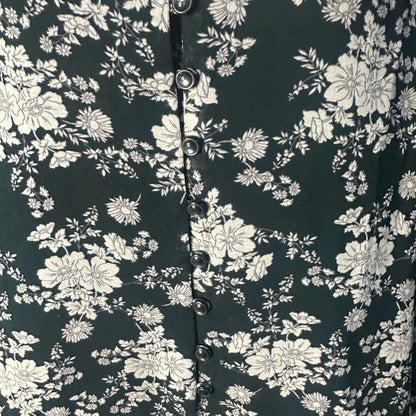 SIZE XL 1. State Dark Floral Blouse