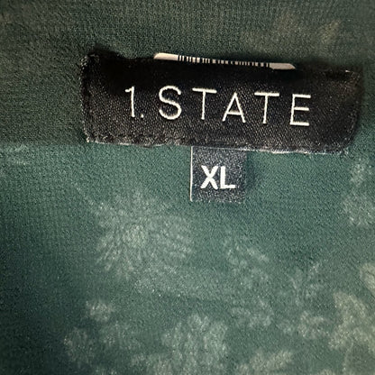 SIZE XL 1. State Dark Floral Blouse