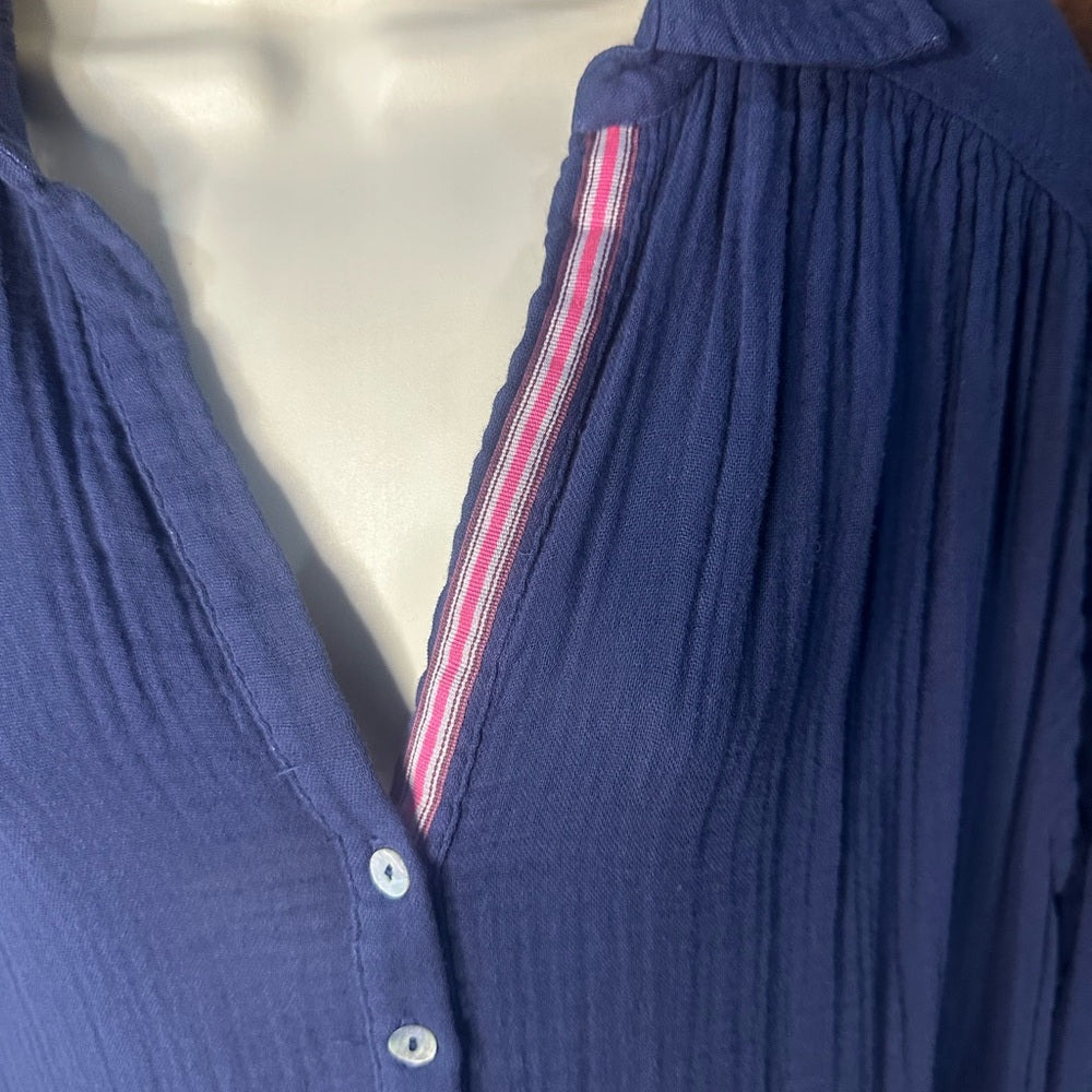 NWT SIZE L Sundry Navy Midi Dress