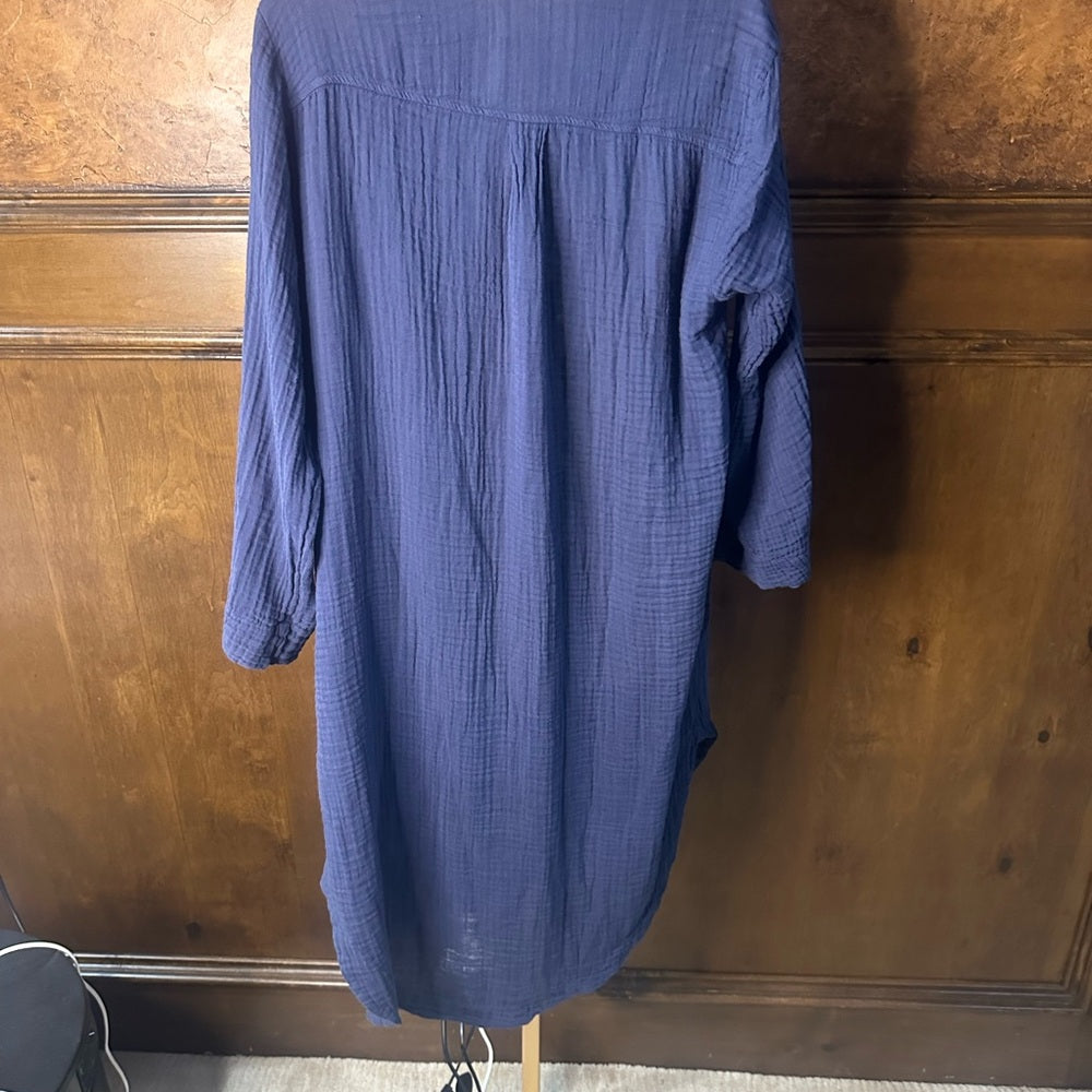 NWT SIZE L Sundry Navy Midi Dress