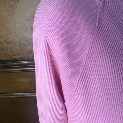 NWT SIZE L Sundry Vibrant Pink Crew Neck Sweater