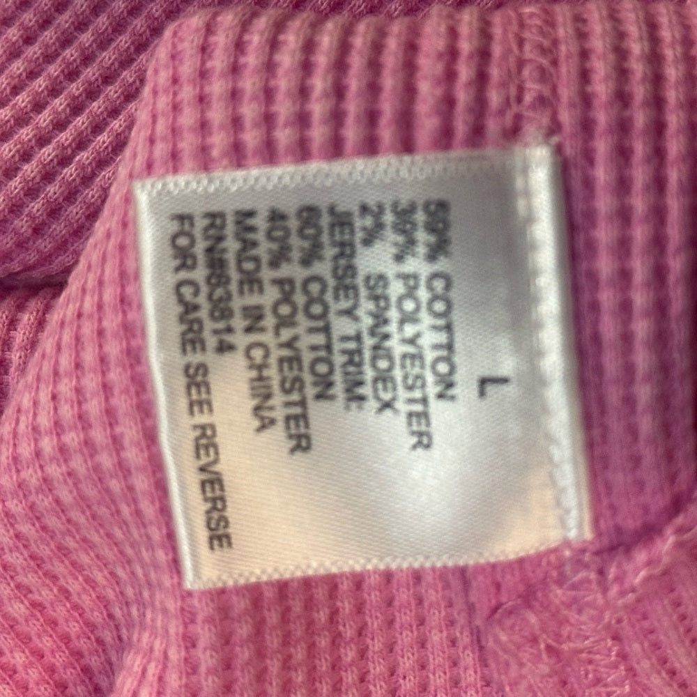 NWT SIZE L Sundry Vibrant Pink Crew Neck Sweater