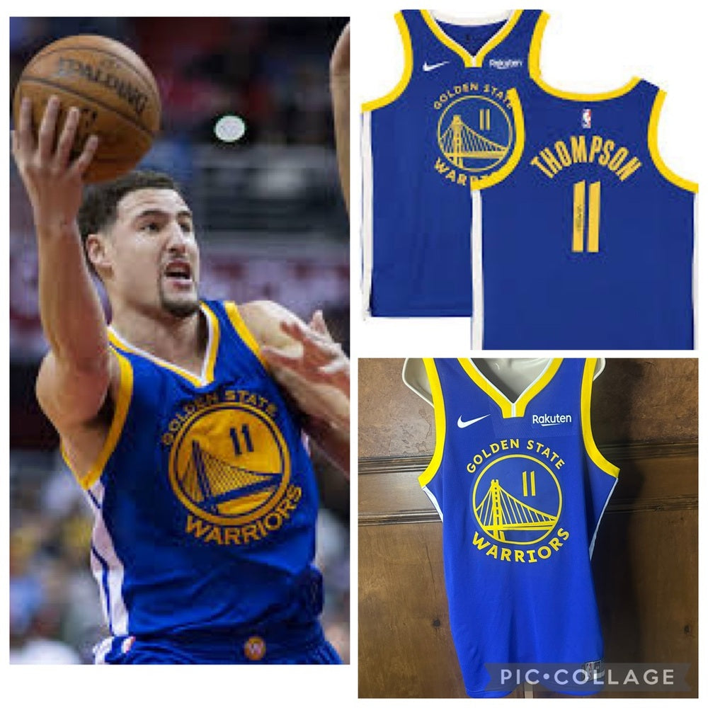 NWT SIZE L UNI-SEX Nike Golden State Warriors Blue Jersey