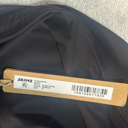 NWT SIZE XL SKIMS Elegant Black Mini Skirt