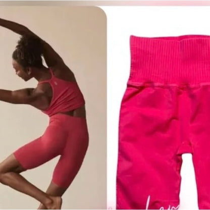 NWT SIZE XS/S FP Movement by Free People Vibrant Pink Bike Shorts