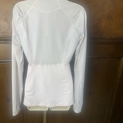 SIZE 8 Lululemon Athletica Soft Pink Long Sleeve Tee