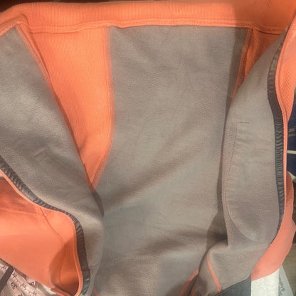 SIZE XS/S small spot on back lululemon athletica Vibrant Orange Hooded Jacket