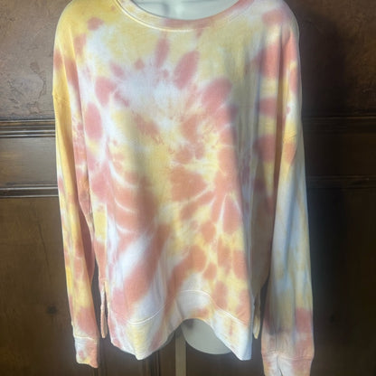 NWT SIZE 2/M Sundry Colorful Tie-Dye Sweatshirt