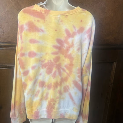 NWT SIZE 2/M Sundry Colorful Tie-Dye Sweatshirt