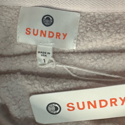 NWT SIZE 1/S Sundry Pink and Blue Relax 1968 Sweatshirt