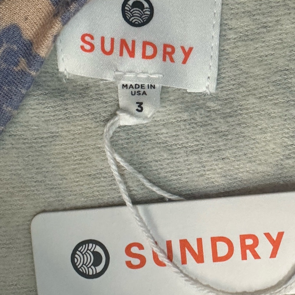 NWT SIZE 3/L Sundry Women's Pastel Crew Neck Sweater