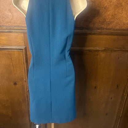 NWT SIZE 12 Vince Camuto Blue Bow-Tie Mini Dress