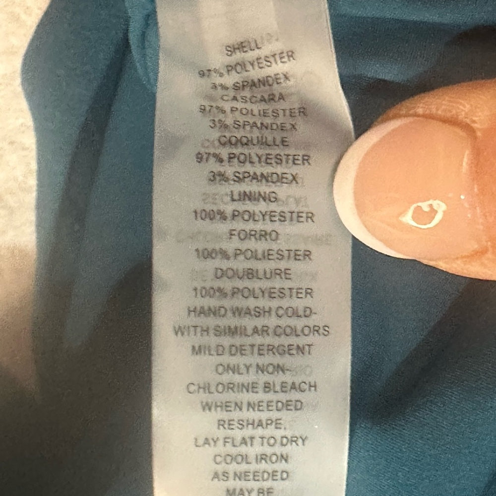 NWT SIZE 12 Vince Camuto Blue Bow-Tie Mini Dress