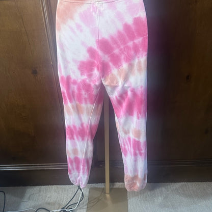 NWT SIZE 1/S Sundry Blush and Rust Tie-Dye Joggers