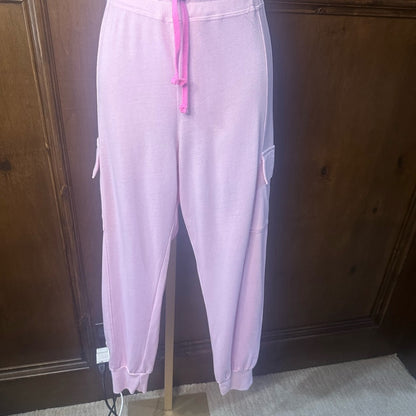 NWT SIZE 1/S Sundry Soft Pink Joggers with Pockets