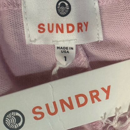 NWT SIZE 1/S Sundry Soft Pink Joggers with Pockets