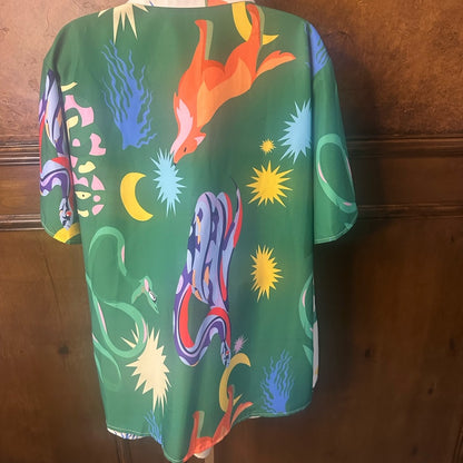 NWOT SIZE XL Vibrant Print Boutique Women's Two-Piece Set