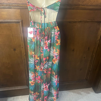 NWT SIZE M-L  L'ATISTE Tropical Floral Two-Piece Set