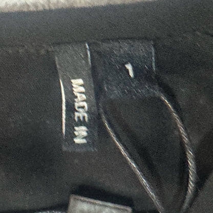 NWT SIZE 1/US 4 The Kooples Black and White Patterned Long Sleeve Dress