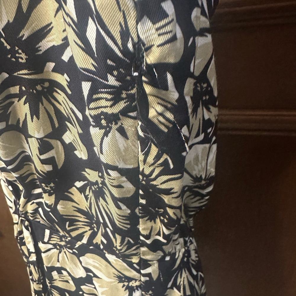 NWT SIZE 2/US 6 The Kooples Black and White Floral Mini Dress