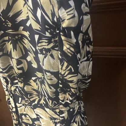 NWT SIZE 2/US 6 The Kooples Black and White Floral Mini Dress