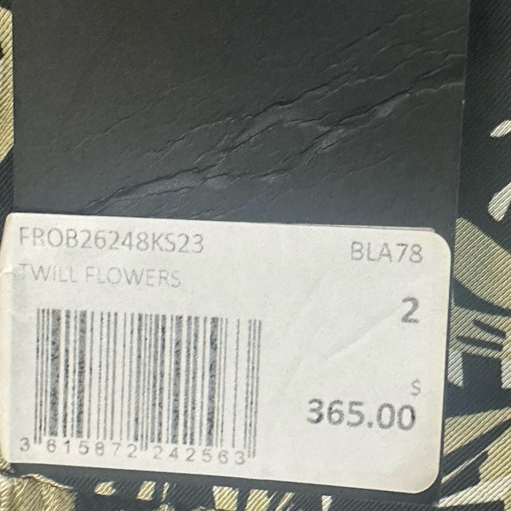 NWT SIZE 2/US 6 The Kooples Black and White Floral Mini Dress