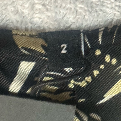 NWT SIZE 2/US 6 The Kooples Black and White Floral Mini Dress