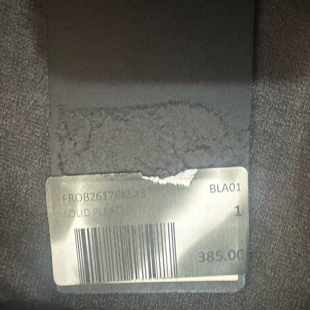 NWT SIZE 1/US 4 The Kooples Elegant Black Tiered Long Sleeve Dress