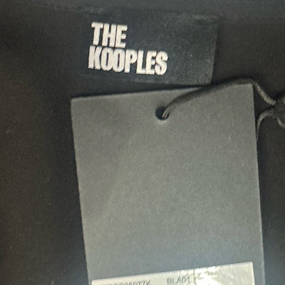 NWT SIZE 2/US 6 The Kooples Elegant Black V-Neck Mini Dress