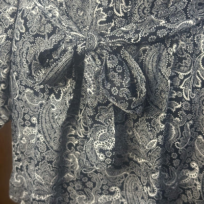 NWT SIZE M-L The Kooples Black and White Long Sleeve Dress