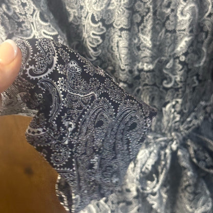 NWT SIZE M-L The Kooples Black and White Long Sleeve Dress