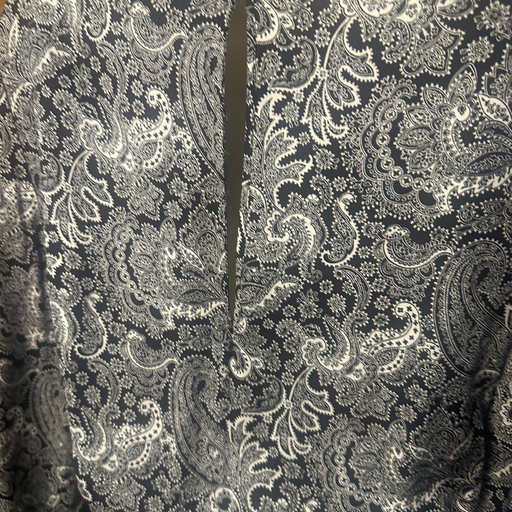 NWT SIZE M-L The Kooples Black and White Long Sleeve Dress