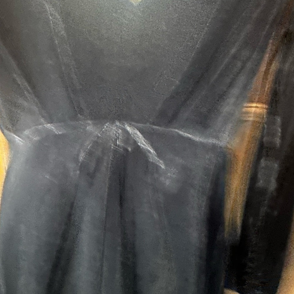 NWT SIZE 1/US4 The Kooples Elegant Black Velvet Dress