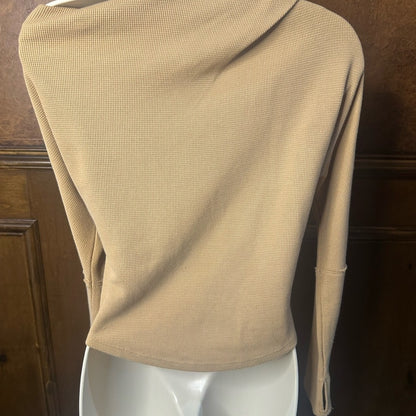 NWOT SIZE S We The Free Camel Off-Shoulder Sweater