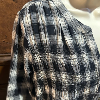 NWOT SIZE XL Knox Rose Plaid Button-Up Midi Dress