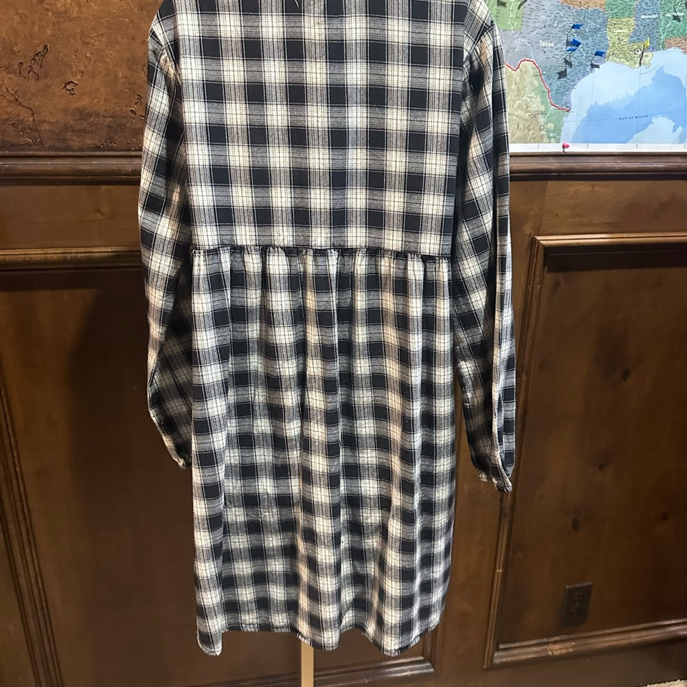 NWOT SIZE XL Knox Rose Plaid Button-Up Midi Dress