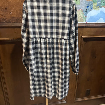 NWOT SIZE XL Knox Rose Plaid Button-Up Midi Dress