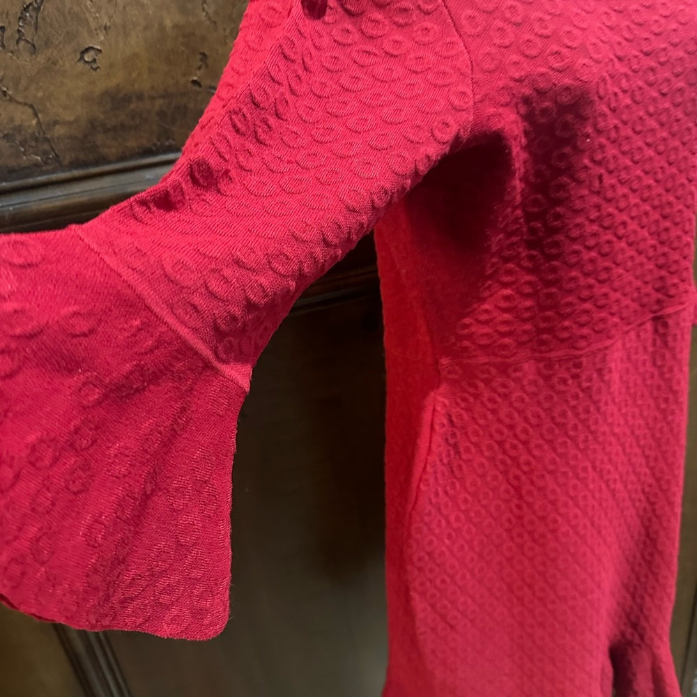 NWOT SIZE L Sandra Darren Scarlet Midi Dress