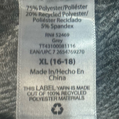 NWOT SIZE XL Time and Tru Gray Knit Midi Skirt