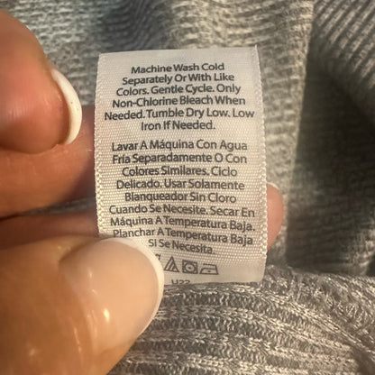 NWOT SIZE XL Time and Tru Gray Knit Midi Skirt