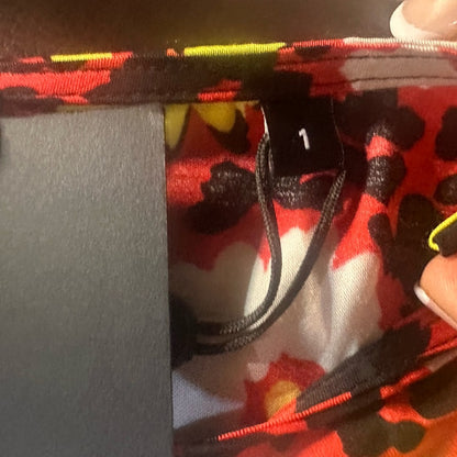 NWT SIZE 1/US 4 The Kooples Multicolor Floral Long Sleeve Dress