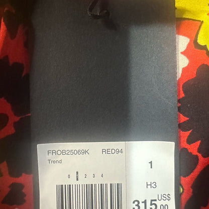 NWT SIZE 1/US 4 The Kooples Multicolor Floral Long Sleeve Dress