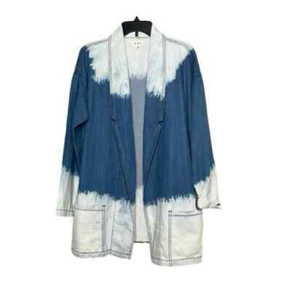 SIZE S WILL FIT UP TO A L POL Blue and White Blazer