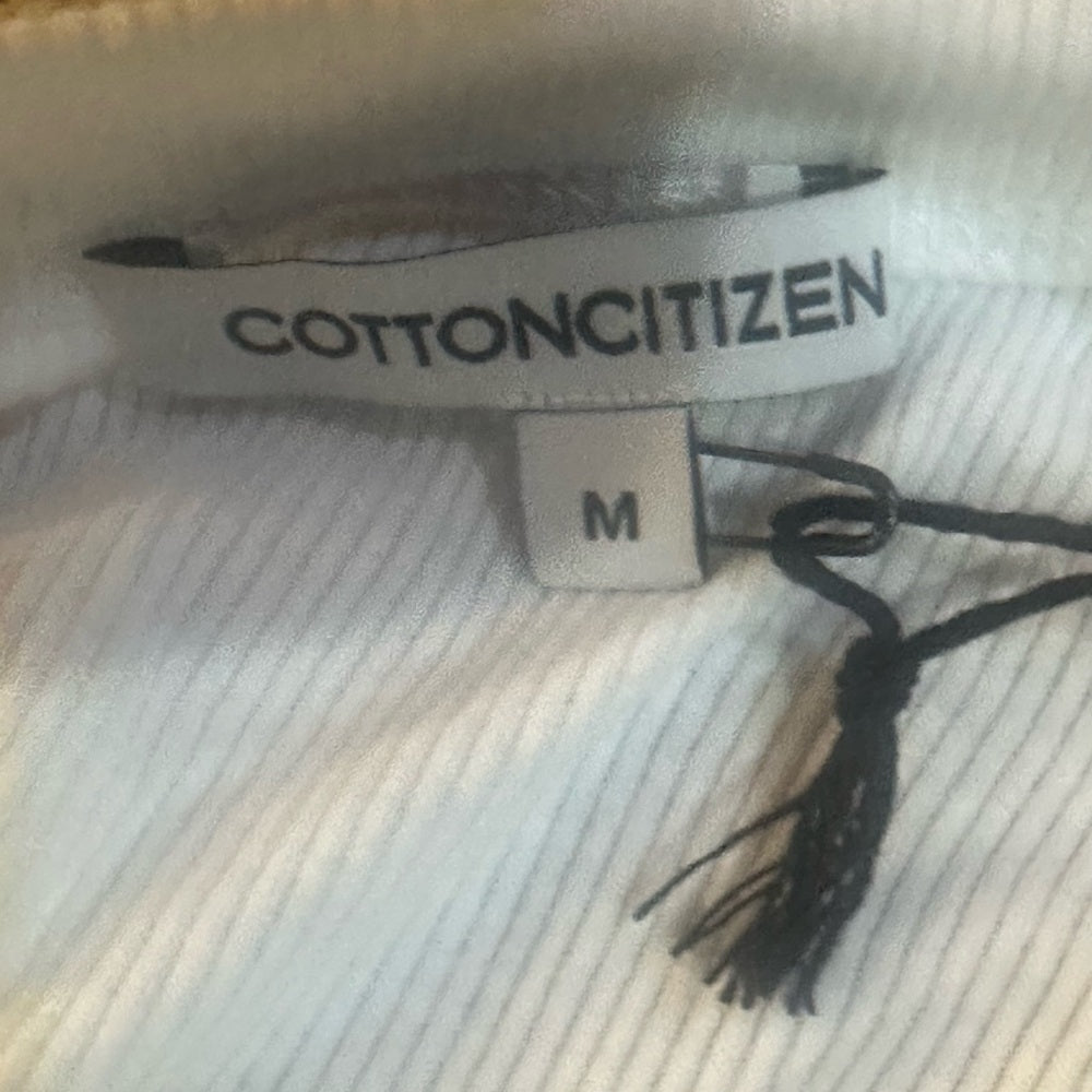 NWT SIZE XS-M-L Cotton Citizen White V-Neck Crop Top