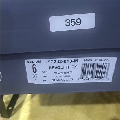 356.361.362.363.364 359. NEW 6/7/8.5/10 Black Chunky Ankle Boots, Rugged sole