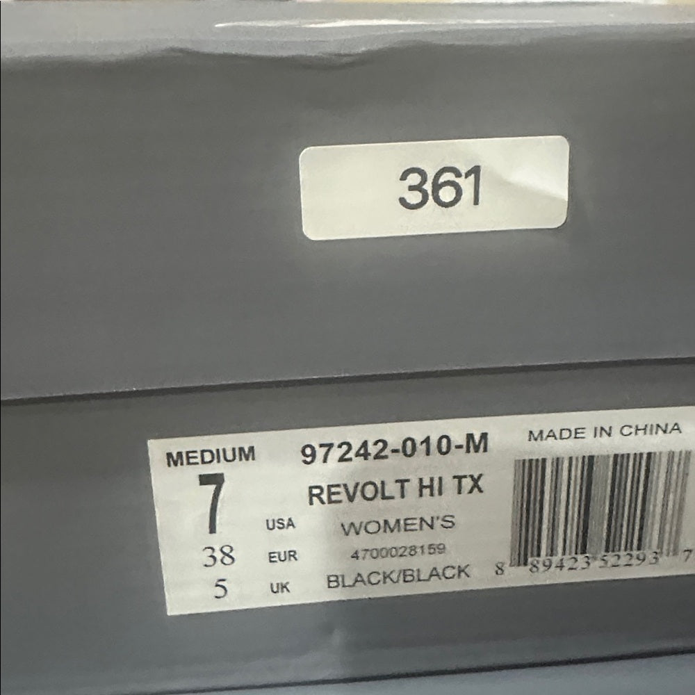 356.361.362.363.364 359. NEW 6/7/8.5/10 Black Chunky Ankle Boots, Rugged sole