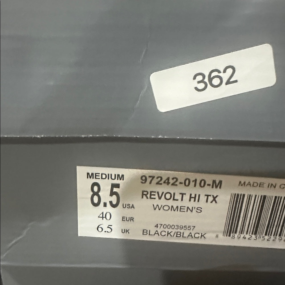 356.361.362.363.364 359. NEW 6/7/8.5/10 Black Chunky Ankle Boots, Rugged sole