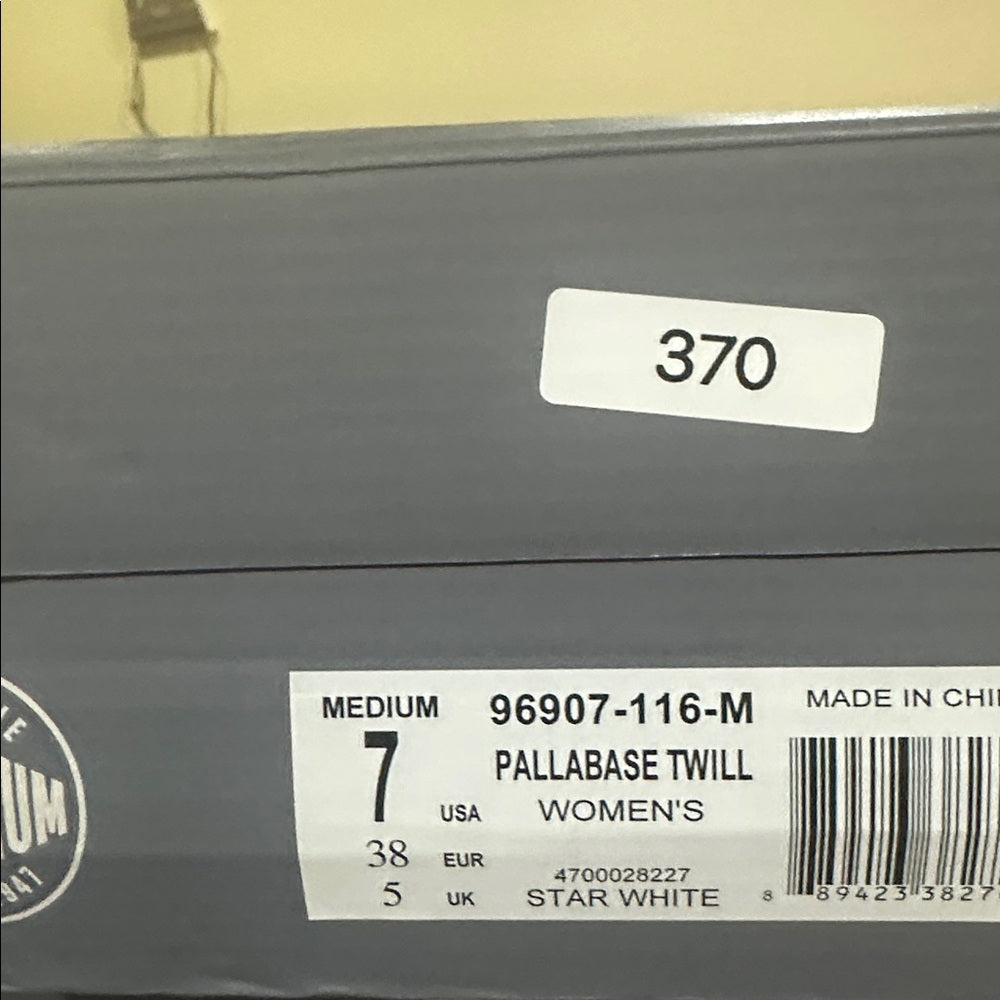 370. NEW 7 White Sneakers Canvas Upper, Chunky Sole