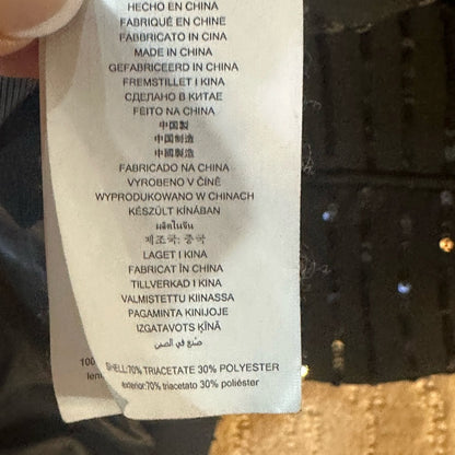 SIZE 16 MICHAEL Michael Kors Black Sequin Vest